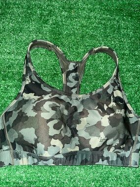 Avia Sport Bra Camo Padded Wireless Race Back Pullover